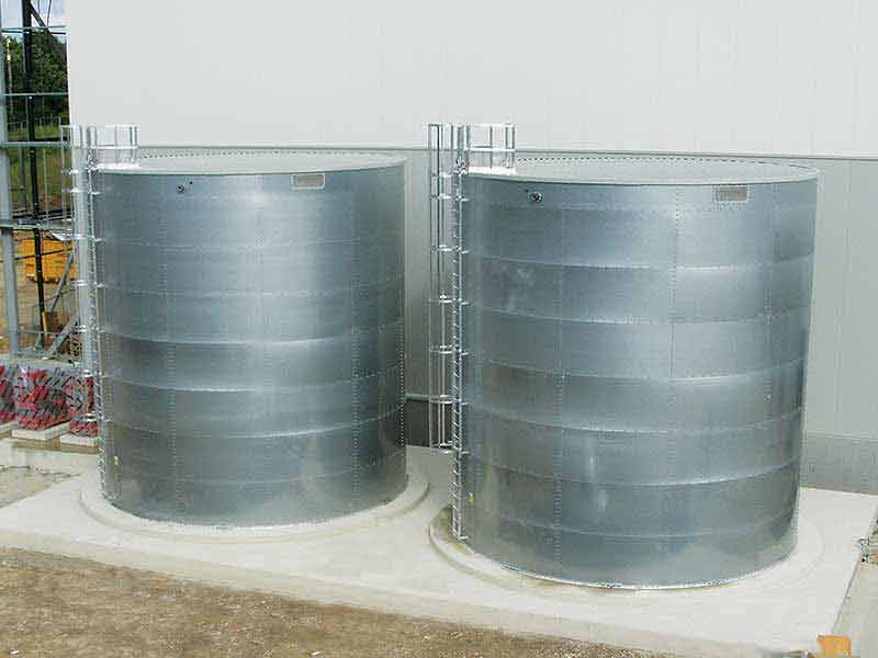 Balmoral cylindrical steel water tanks